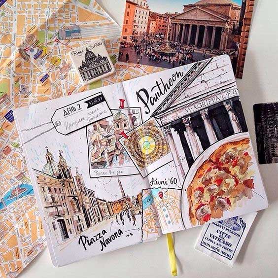 CUADERNO DE VIAJE » Guarda Recuerdos y Organiza Viajes