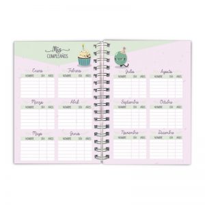 agenda cumpleaños