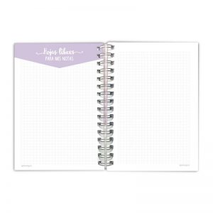 hojas en blanco agenda