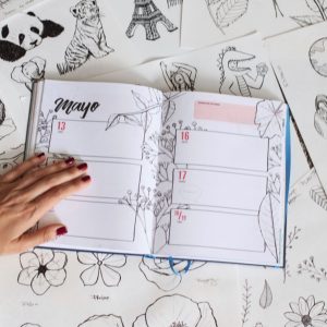 agenda diy interior